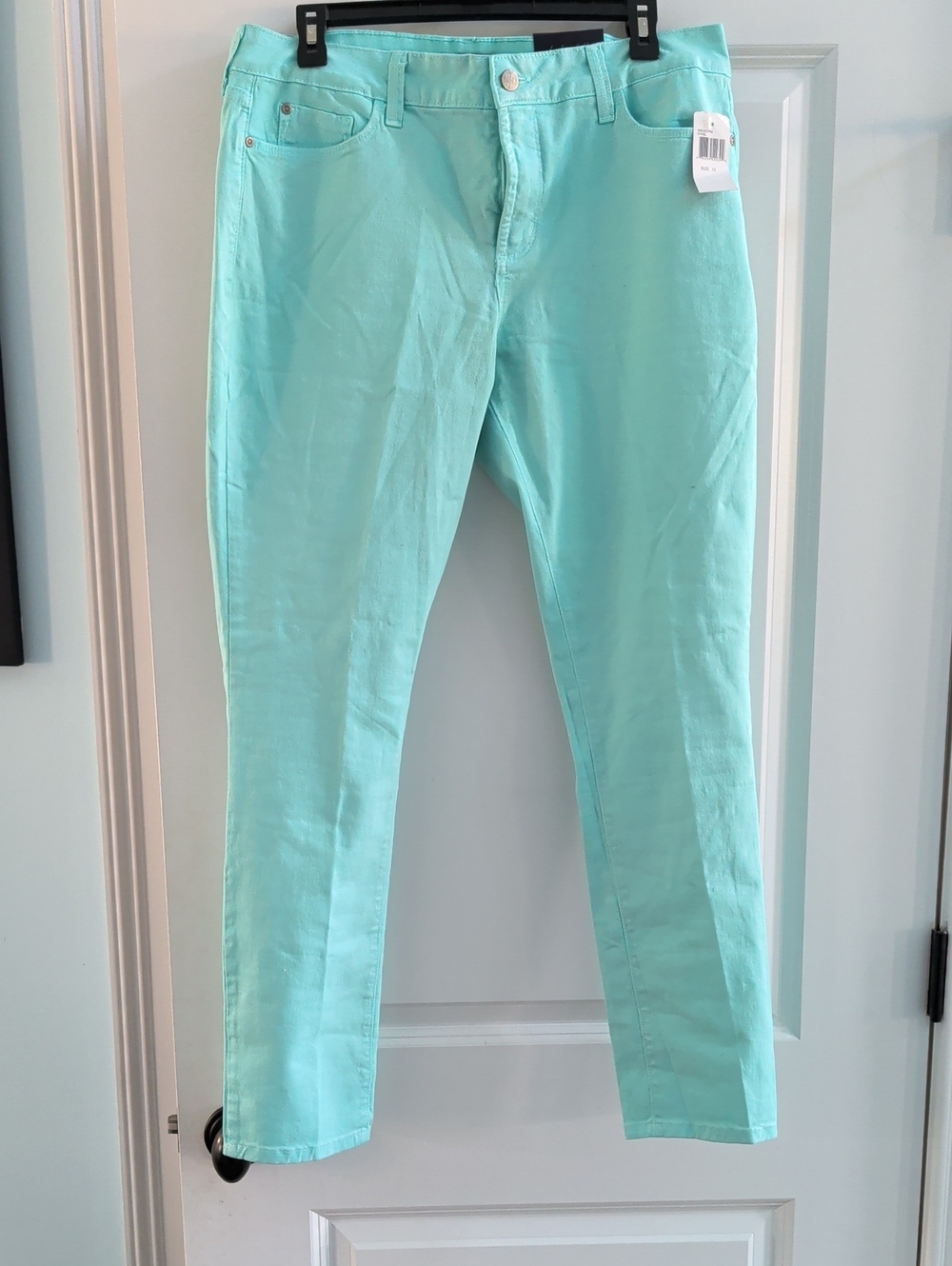 NYDJ Aqua Mint Slim Jeans